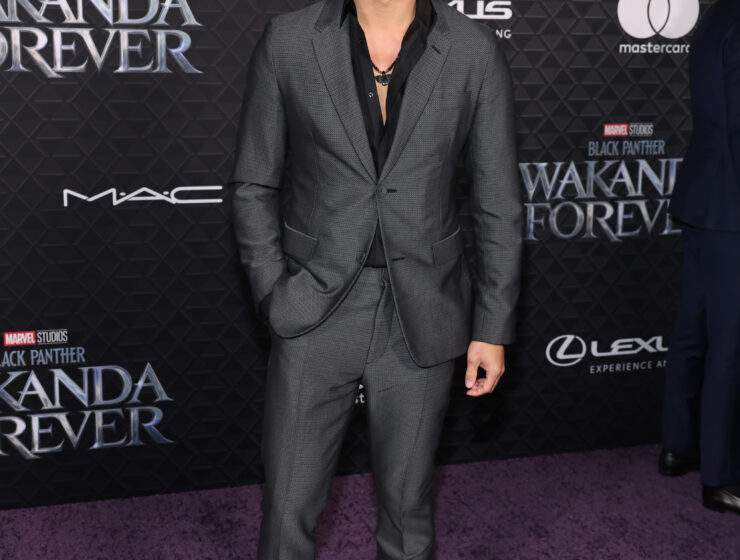 Simu Liu Wears Fendi to "Black Panther: Wakanda Forever" Premiere