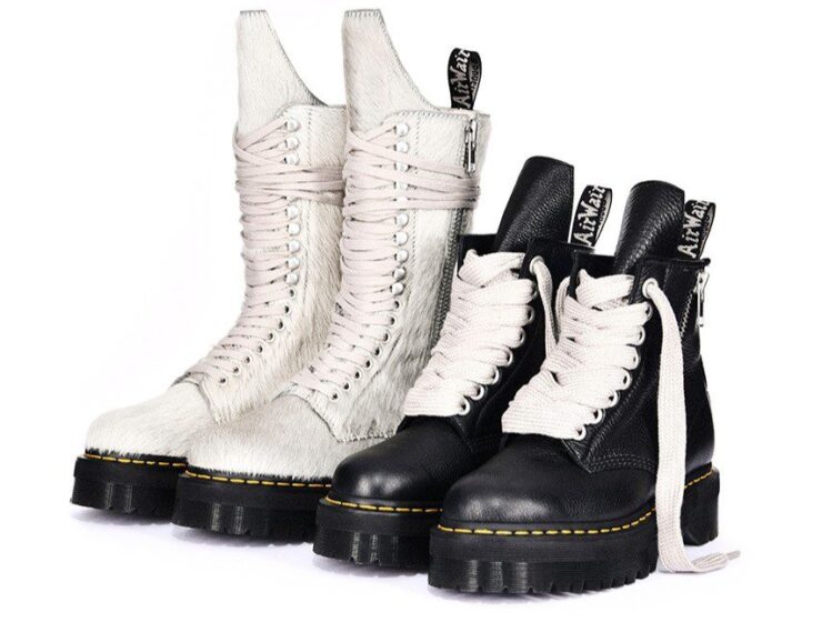 Rick Owens X Dr. Martens Drop 1460 & 1918 Boot Collab