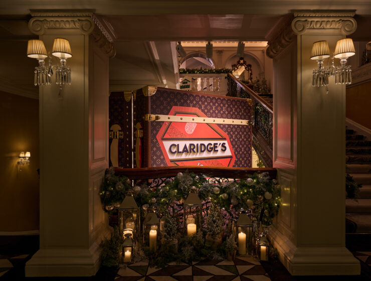 Louis Vuitton X Claridge’s Christmas Tree Unveil