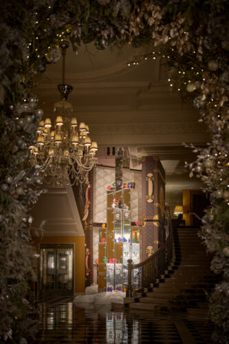 Louis Vuitton X Claridge’s Christmas Tree Unveil
