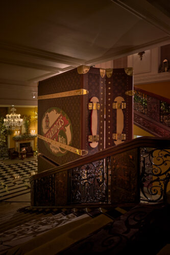 Louis Vuitton X Claridge’s Christmas Tree Unveil