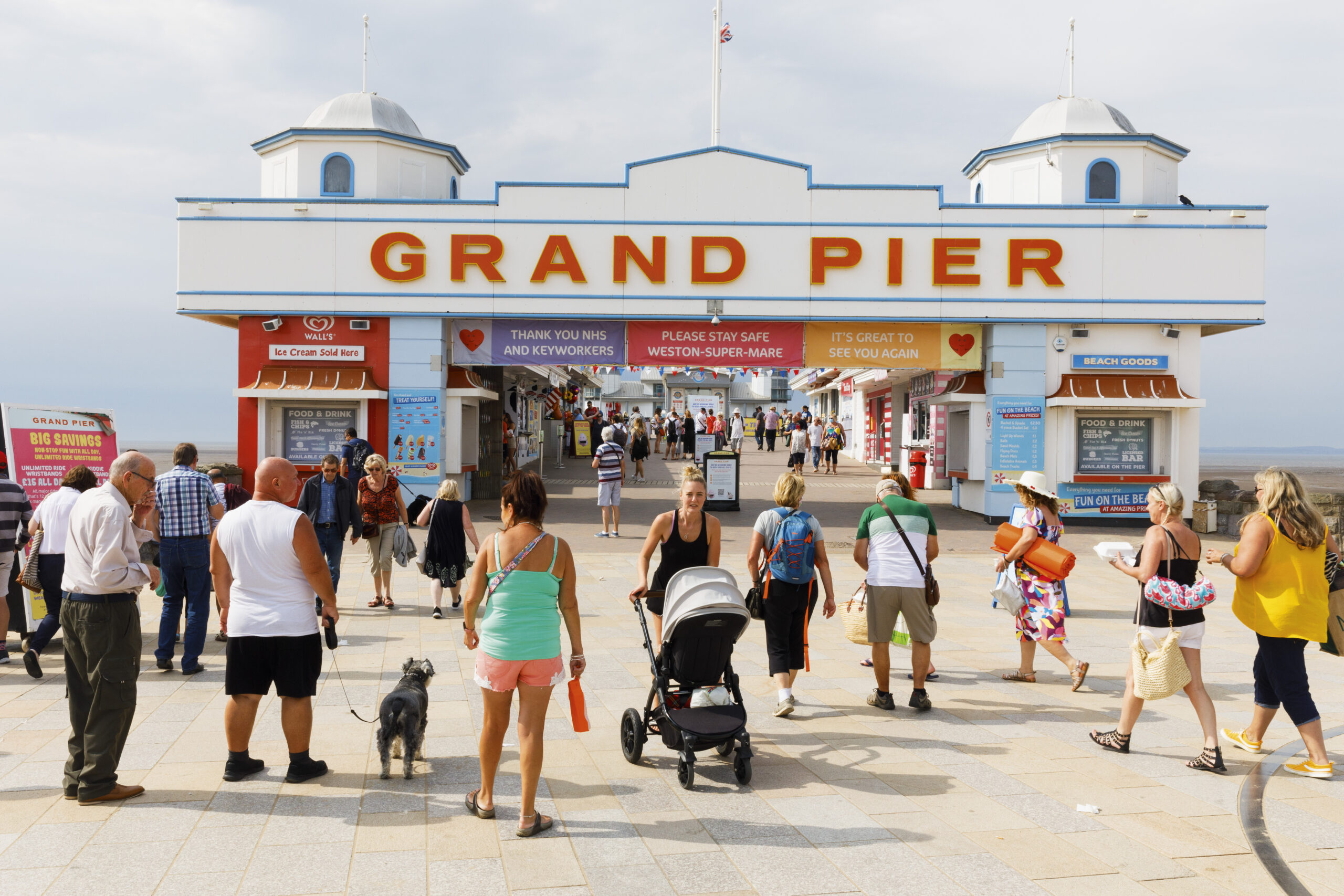 GB. England. Somerset. Weston-Super-Mare. 2020.
