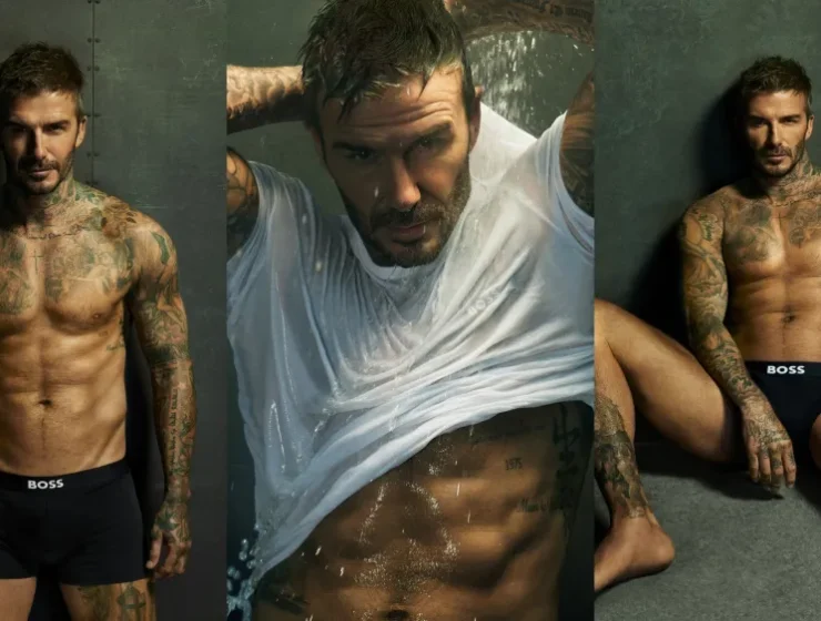 David Beckham Debuts as Boss One Underwear Model