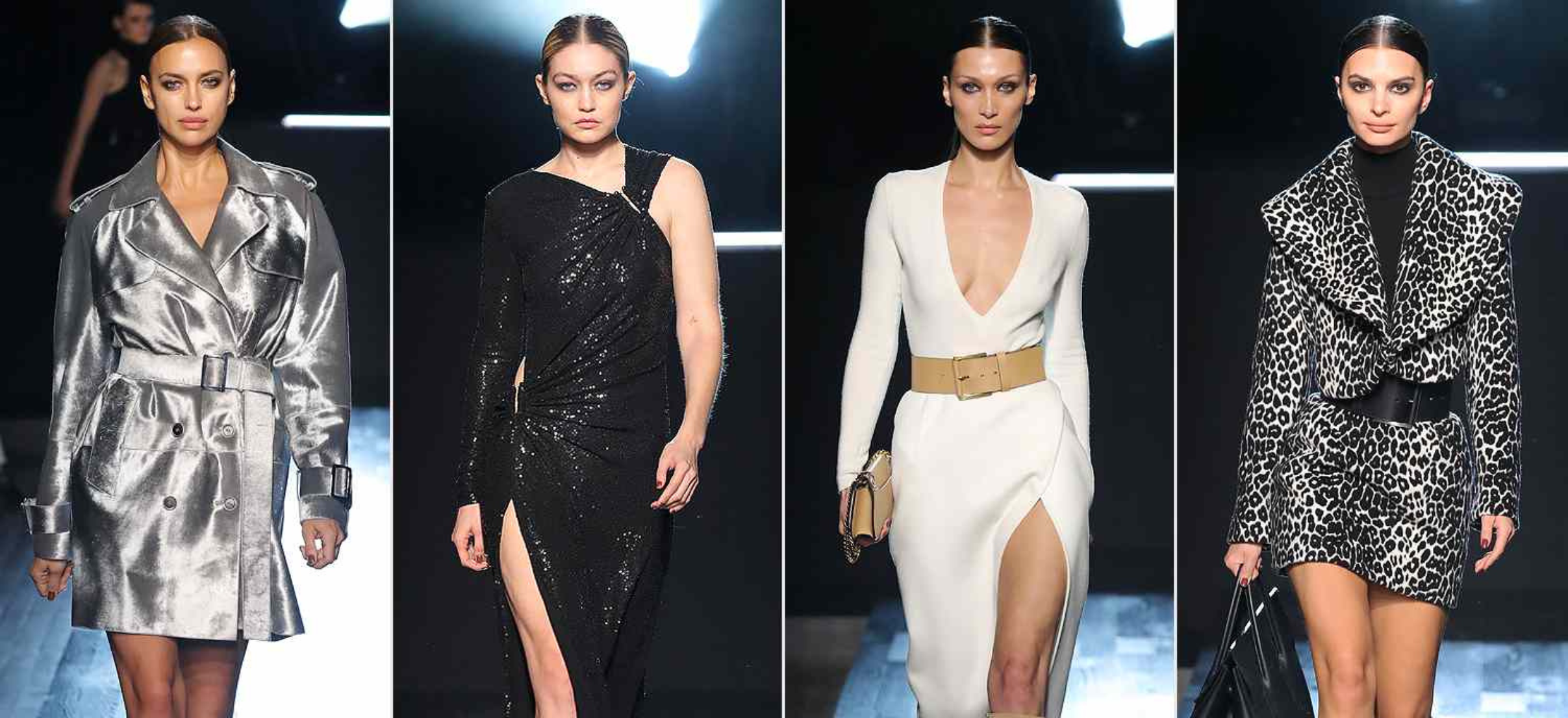 New York Fashion Week Fall/Winter 2022: Michael Kors' show with Irina Shayk, Gigi Hadid, Bella Hadid, and Emily Ratajkowski.