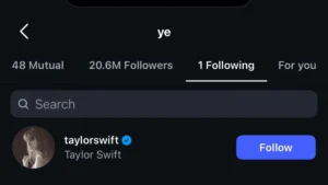 Instagram, Kanye West, Taylor Swift