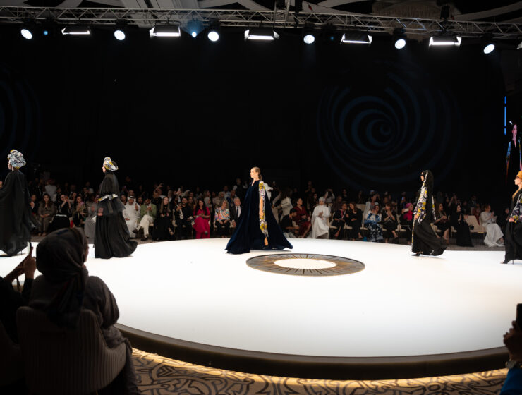 Final Walk - AFRIK ABAYA runway at Abu Dhabi Modest Fashion Week