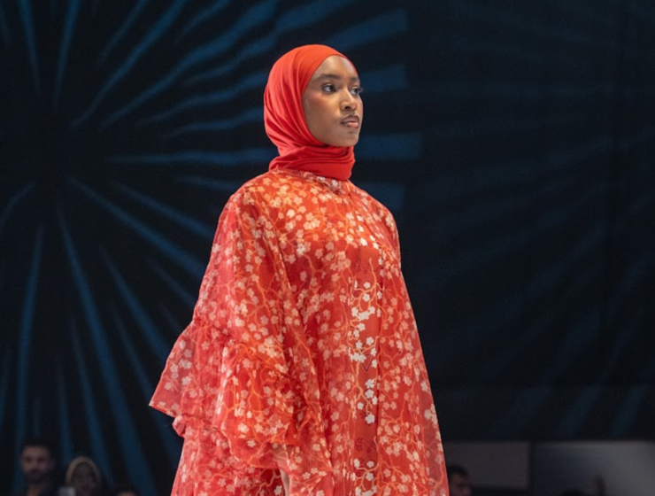 Shatu Sani Garko opening for Amina The Brand at Abu Dhabi Modest Fashion Week