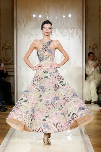 Armani Prive Summer 2025 collection in Paris,