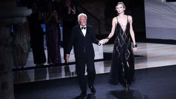  Giorgio Armani at The One night in Venice runway show on September 2, 2023