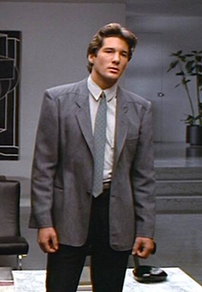 Richard Gere on the set of American Gigolo in 1980.